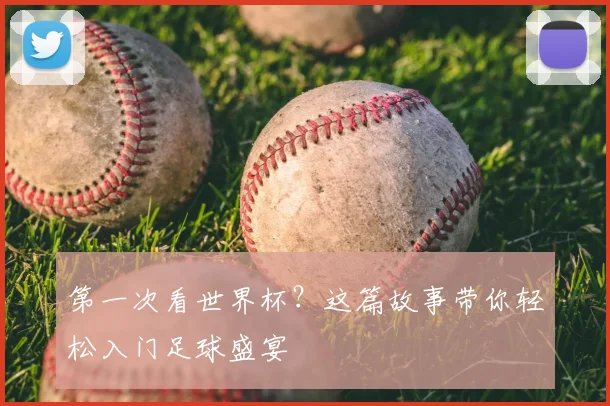 第一次看世界杯?这篇故事带你轻松入门足球盛宴