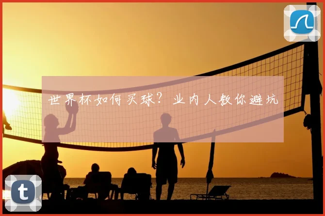 世界杯如何买球?业内人教你避坑